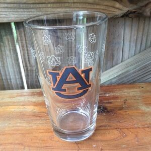 Auburn University AU Logo Pint Glass 14oz